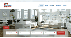 Desktop Screenshot of immo-strauss.com
